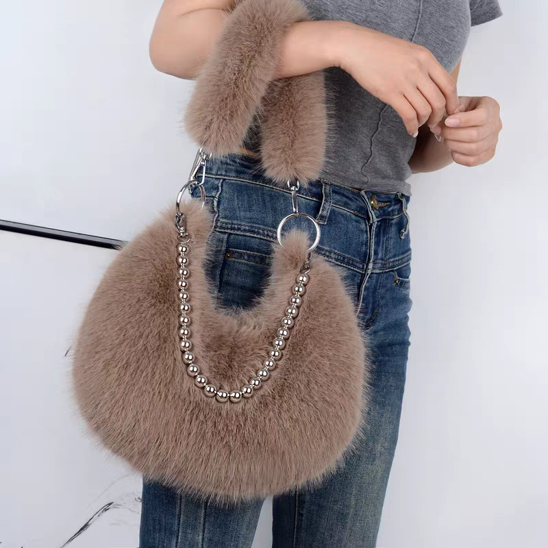 Fur Plush Shoulder Bag
